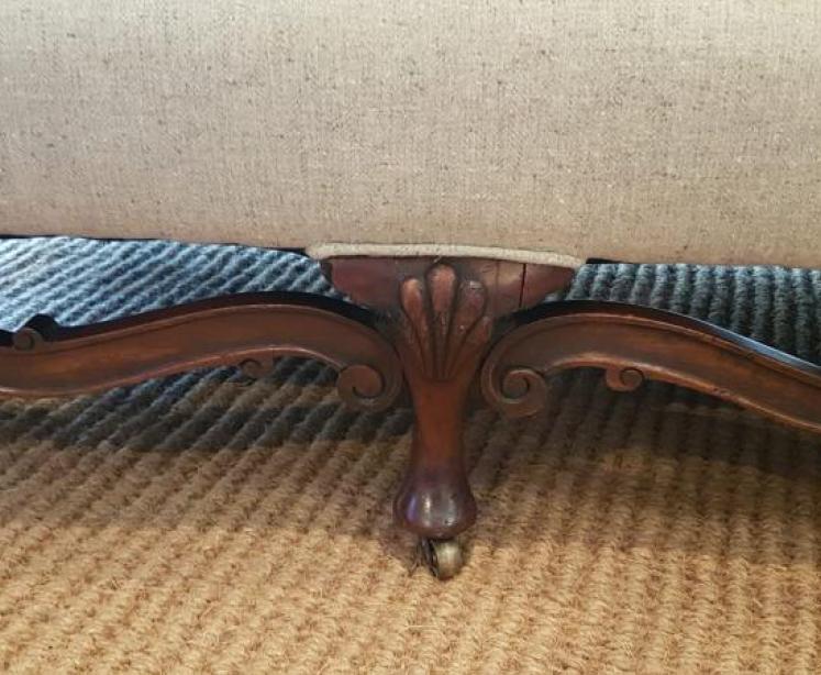 Victorian Two Seater Sofa - Image 5