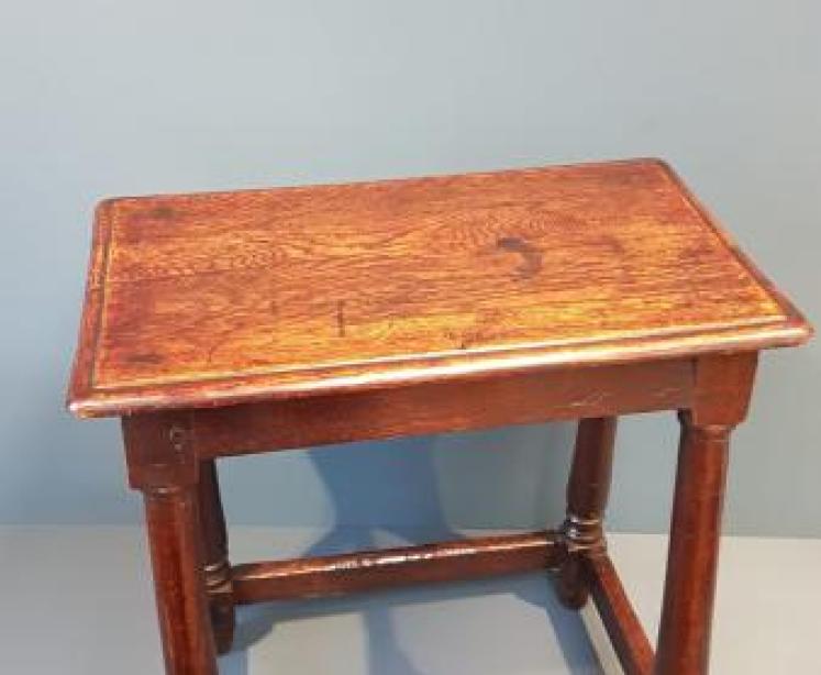 George II Oak Joint Stool - Image 1