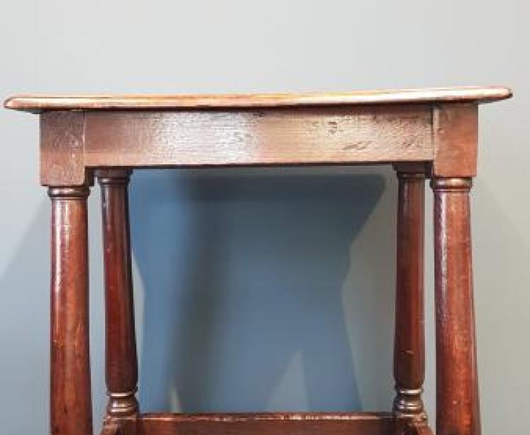 George II Oak Joint Stool - Image 3