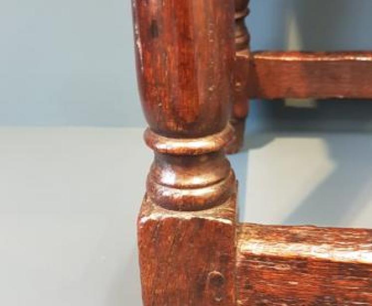George II Oak Joint Stool - Image 4