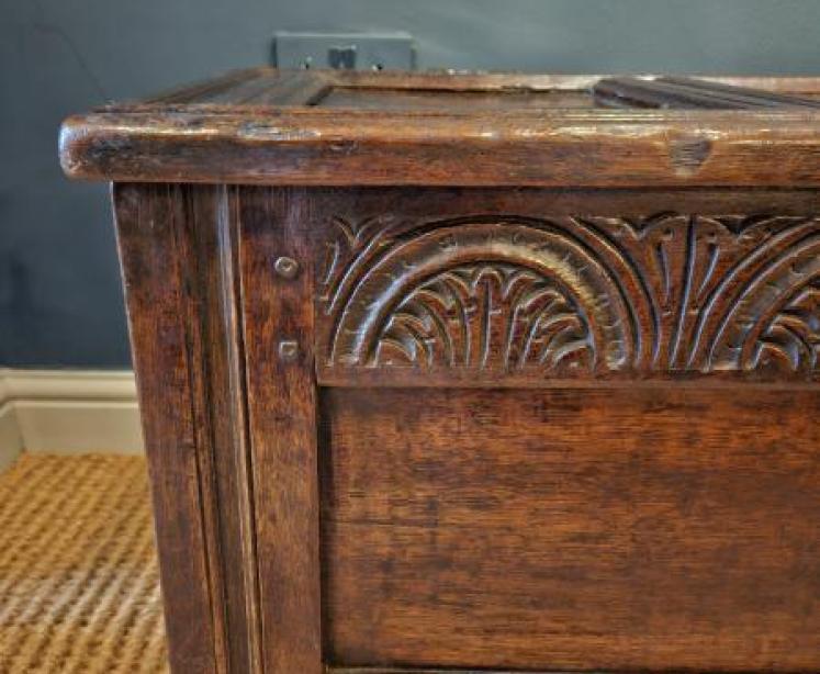 George II Oak Coffer - Image 3