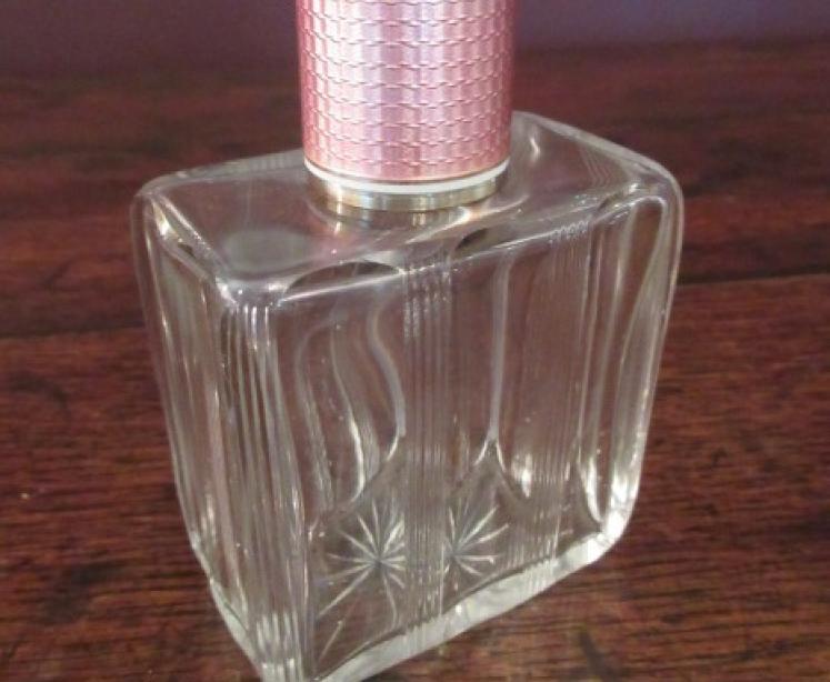French Art Deco Period Silver Enamel Scent - Image 1