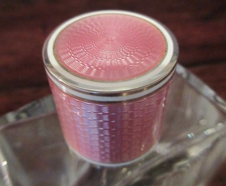 French Art Deco Period Silver Enamel Scent - Image 2