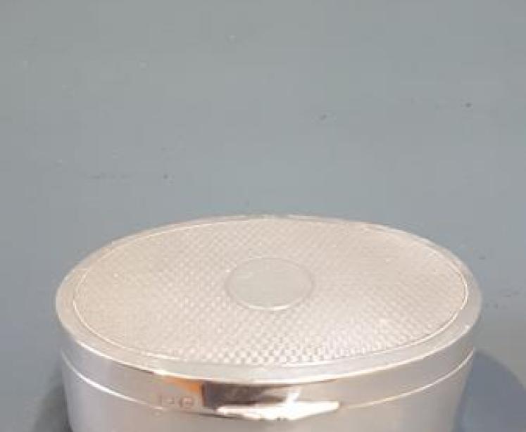 Engine Turned Silver Ring Box - Image 7