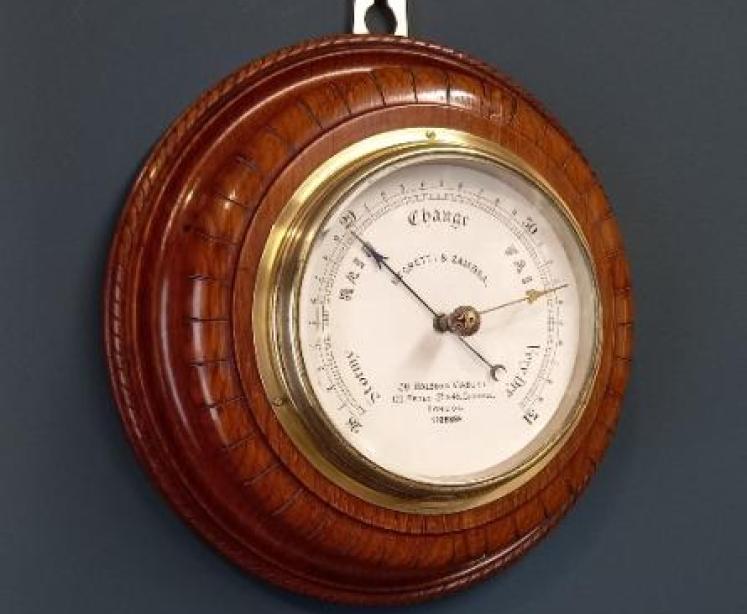Superb Victorian Negretti & Zambra Barometer - Image 1