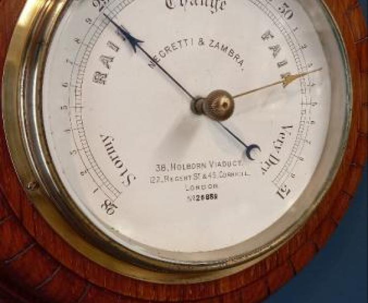 Superb Victorian Negretti & Zambra Barometer - Image 2