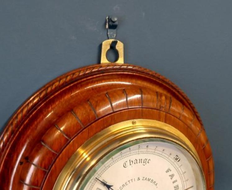 Superb Victorian Negretti & Zambra Barometer - Image 3