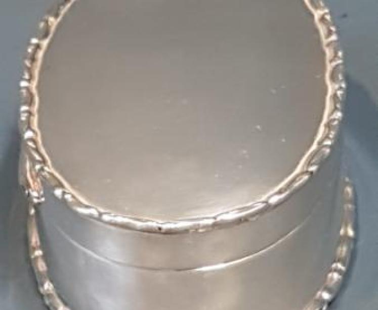 Edwardian Silver Table Snuff  - Image 7