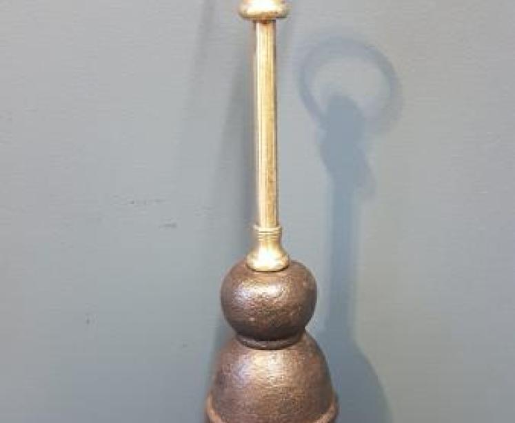 Victorian Brass and Cast Iron Door Stop  - Image 1