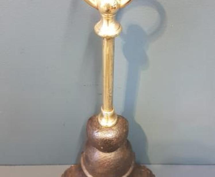 Victorian Brass and Cast Iron Door Stop  - Image 4