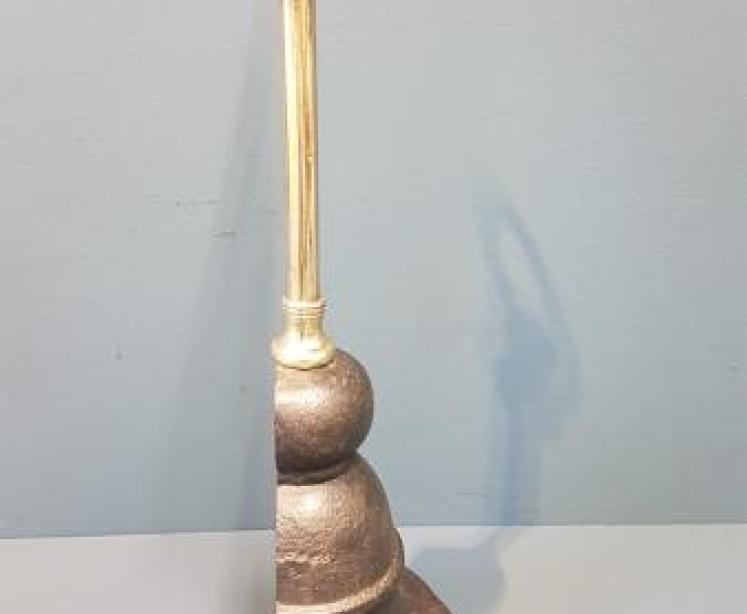 Victorian Brass and Cast Iron Door Stop  - Image 5