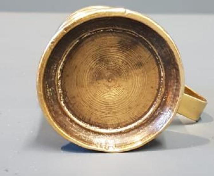 George III Brass Flour Sifter  - Image 3