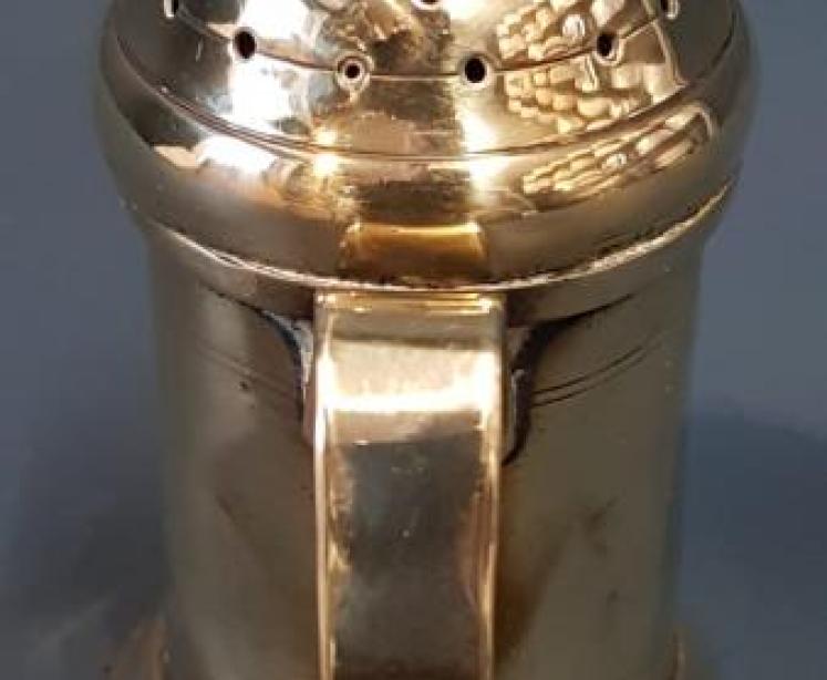 George III Brass Flour Sifter  - Image 5