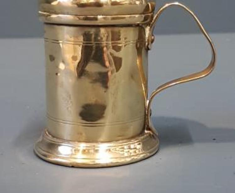George III Brass Flour Sifter  - Image 6