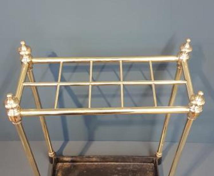 Victorian Brass and Cast Iron Stick Stand - Image 2