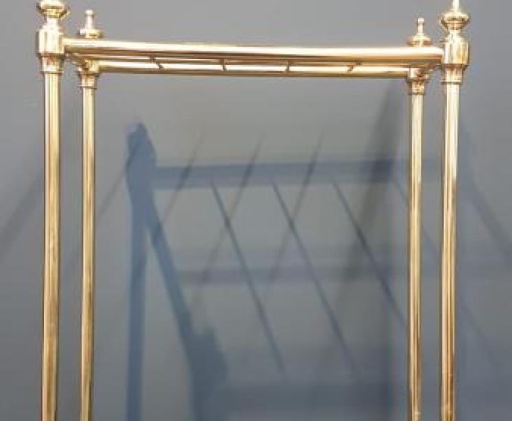 Victorian Brass and Cast Iron Stick Stand - Image 4