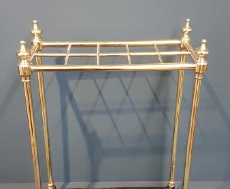 Victorian Brass and Cast Iron Stick Stand - Image 5
