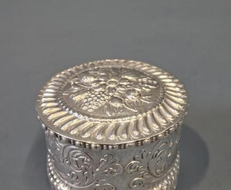 Victorian Silver Pot - Image 1