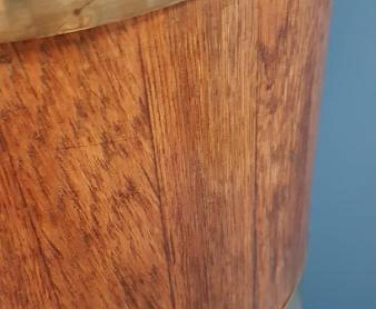 Victorian Oak Brass Bound Stick Stand - Image 3