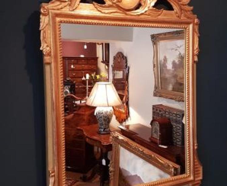 Edwardian Timber Gilt Mirror  - Image 2