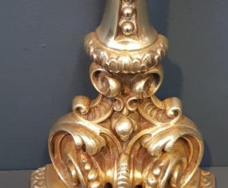 Victorian Cast Brass Door Stop by Tonks - Image 2