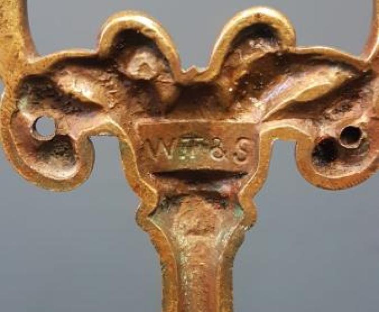 Victorian Cast Brass Door Stop by Tonks - Image 5