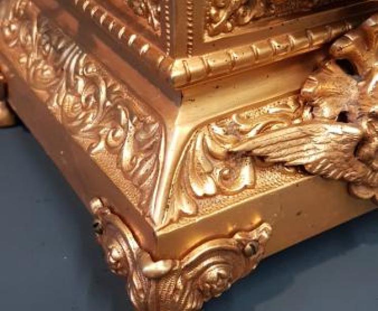 Victorian Ormolu Mantel Clock - Image 6