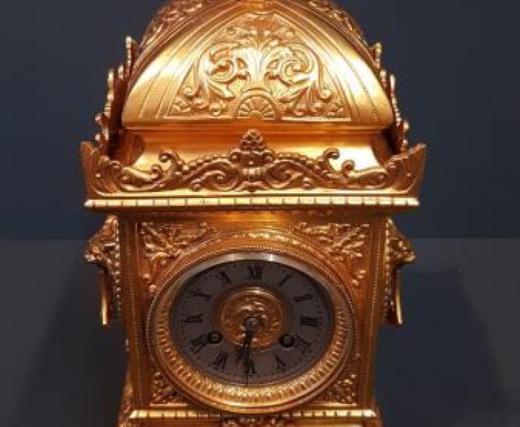 Victorian Ormolu Mantel Clock - Image 7