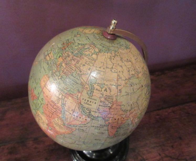 Phillip's of London 6" Paper Mache Terrestrial Globe - Image 2