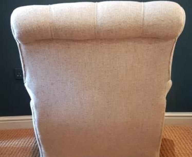 Superb Victorian Button Back Easy Chair - Image 7