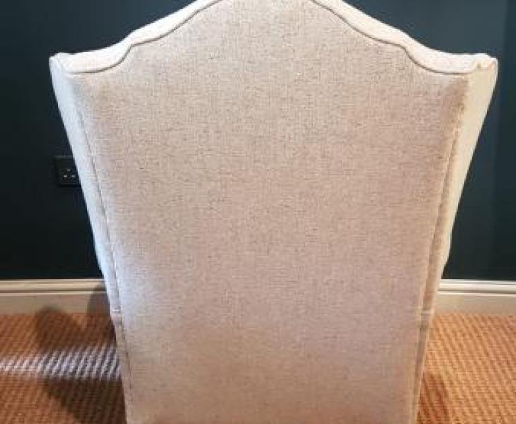 Edwardian Wing Back Arm Chair - Image 4