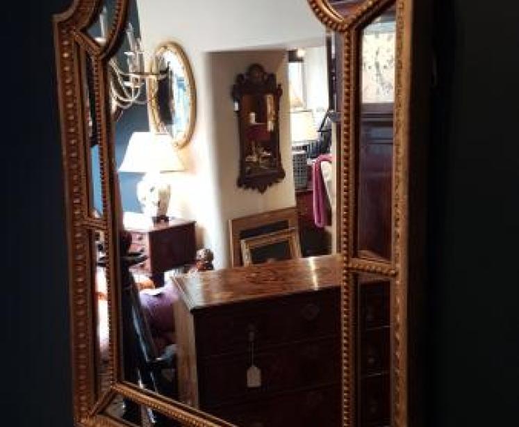 Victorian Segmented Timber Gilt Mirror - Image 2