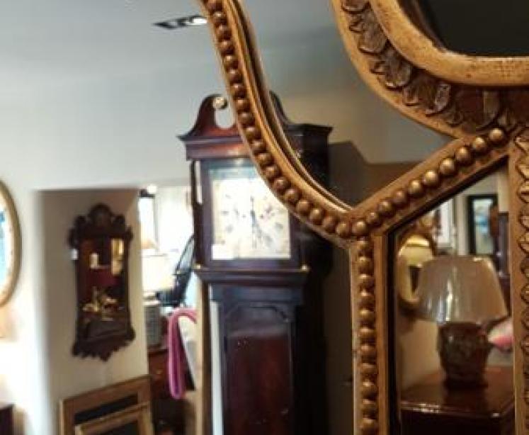 Victorian Segmented Timber Gilt Mirror - Image 3