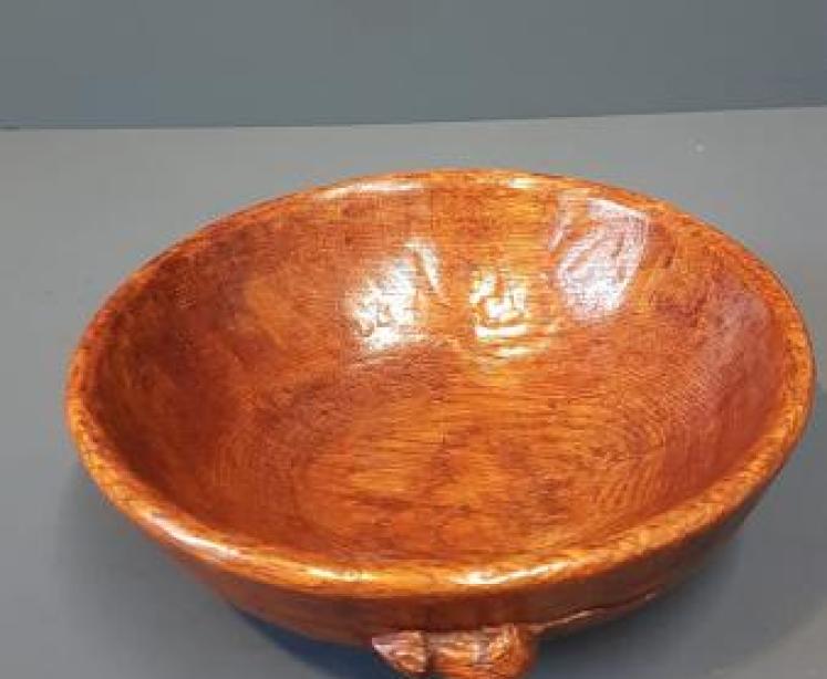 1930`s Thompson`s of Kilburn Mouseman Bowl - Image 6