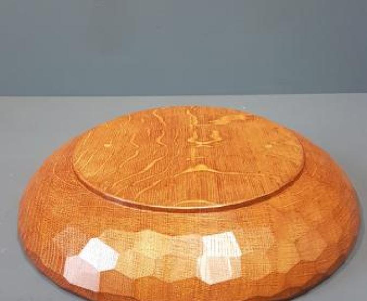 Large Thompson of Kilburn Mouseman Bowl - Image 6