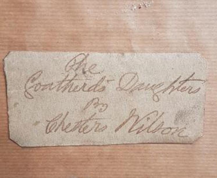 Oil on Canvas by Chester Wilson 'The Goat Herder's Daughter' - Image 3