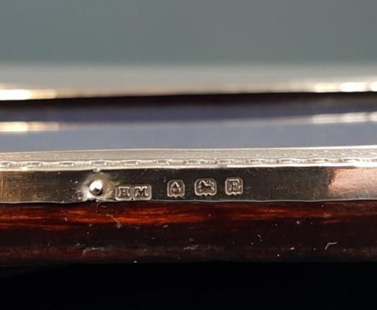 Engine Turned Silver Photo Frame  - Image 4