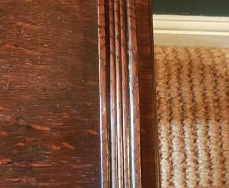 Edwardian Oak Hall or Window Seat - Image 7