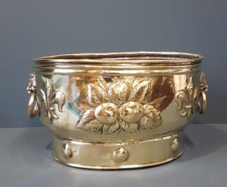 Victorian Brass Planter - Image 1