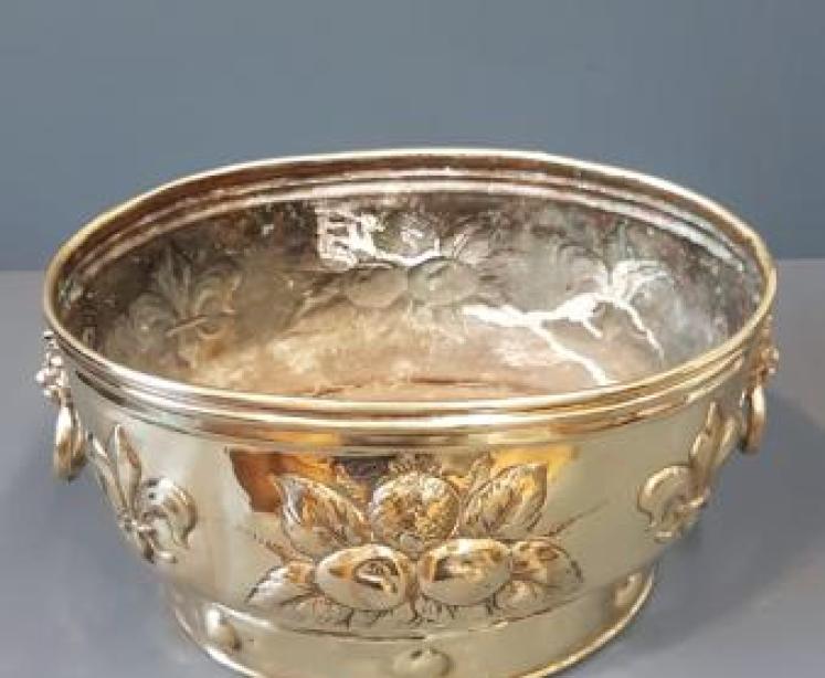 Victorian Brass Planter - Image 4