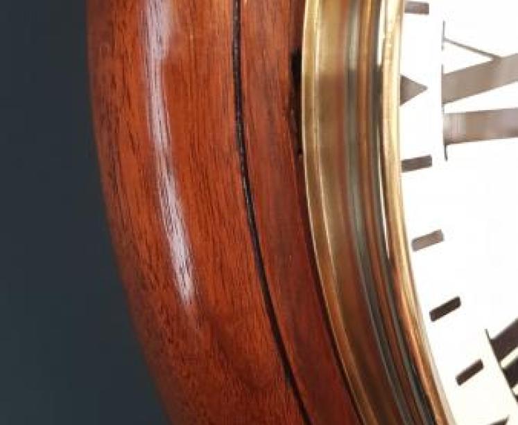 Edwardian Walnut Cased G.P.O. Dial Clock - Image 6