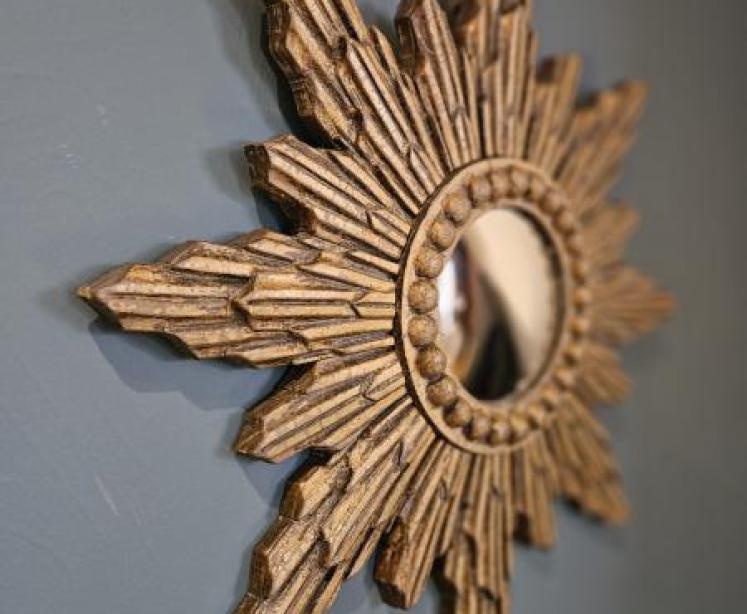 1930's Sunburst Mirror - Image 2