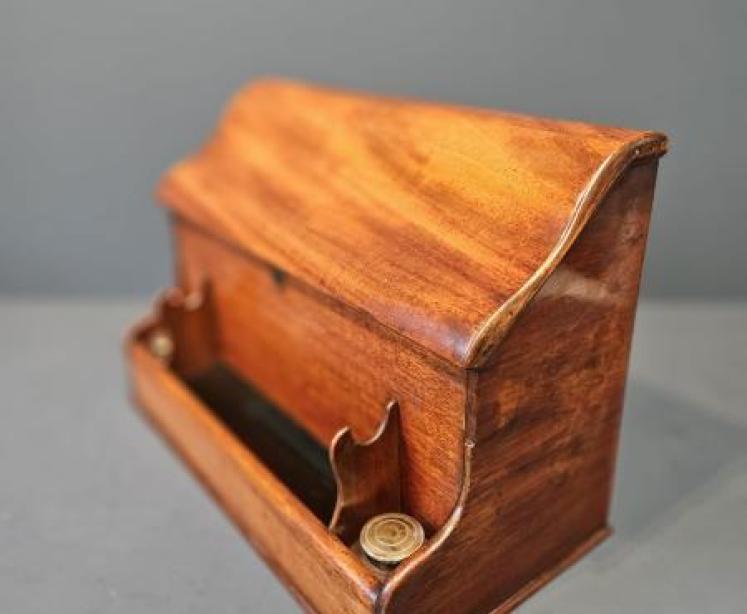 Victorian Mahogany Letter Rack - Image 3
