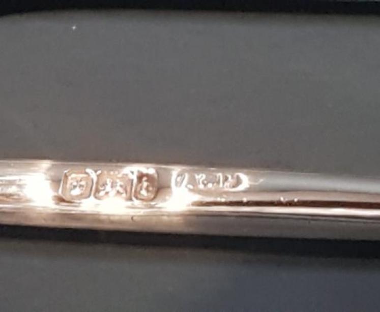 Victorian Silver and Mother of Pearl Bread Fork - Image 5