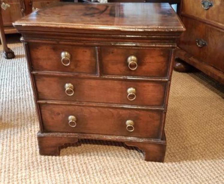 Superb George  II Oak 'Box' Coffer - Image 1