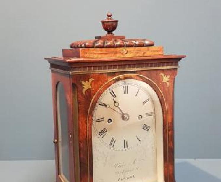 Regency Miniature Double Fusee Bracket Clock - Image 1