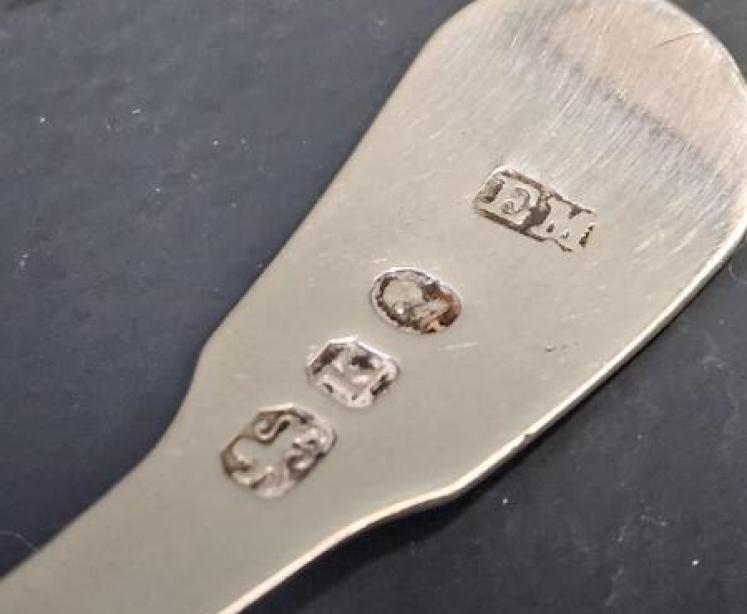 George III Silver Caddy Spoon - Image 4