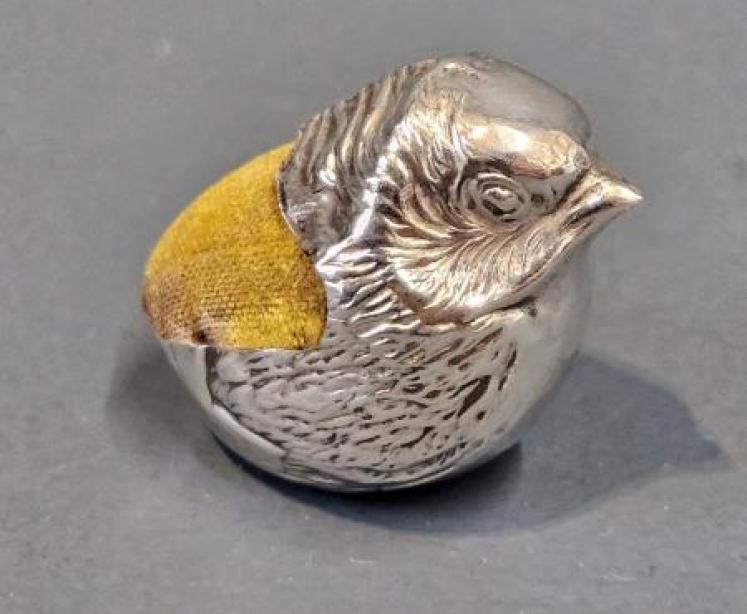  Chick Pin Cushion by Sampson Mordan - Image 1
