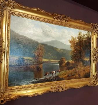 William Mellor 'Cattle in Lakeland Scene' Painting