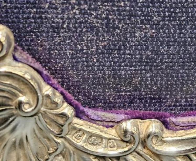 Victorian Double Silver Photo Frame - Image 4